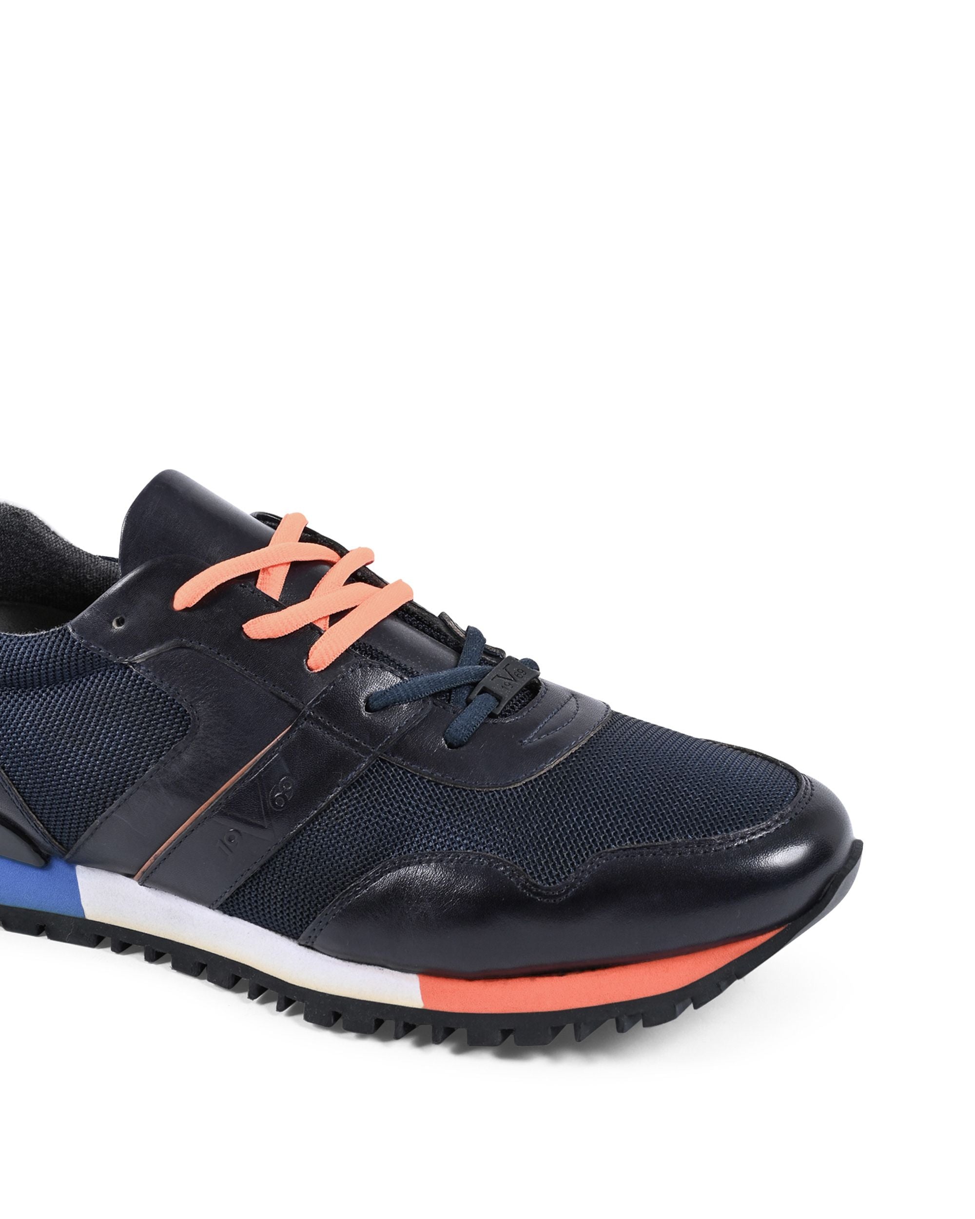 19V69 Italia Zapatillas para hombre Azul marino YO D392-2 NAVY