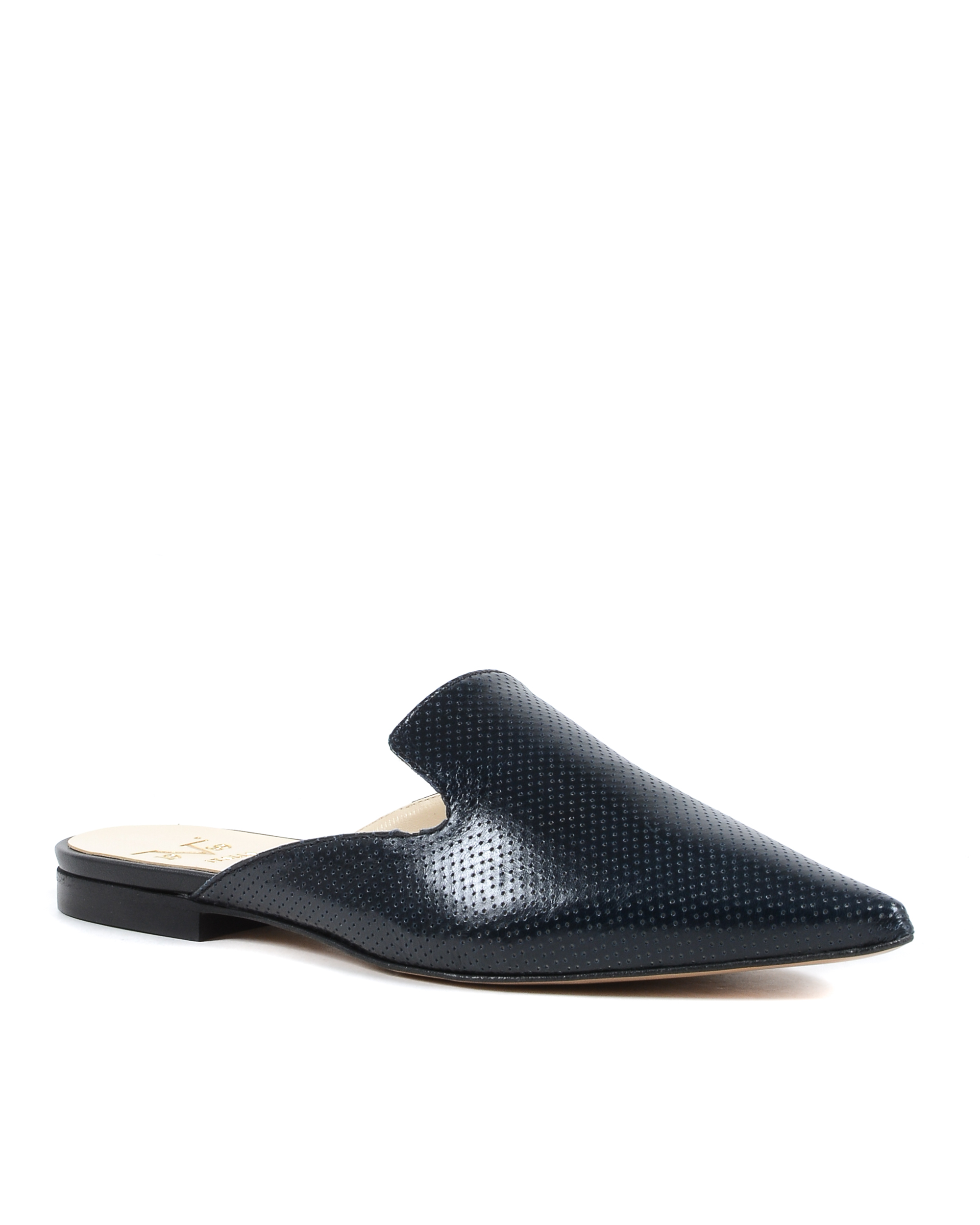 19V69 Italia Chanclas Mujer Negro Brillante 4747 SABOT TRAF NERO LUCIDO
