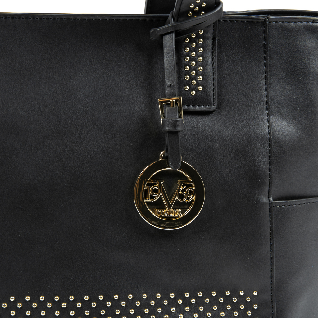 Bolso de mano para mujer V 1969 Italia negro VERONICA