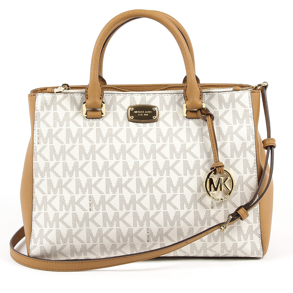Michael Kors Womens Handbag KELLEN 35S7GSOS2B VANILLA ACRN