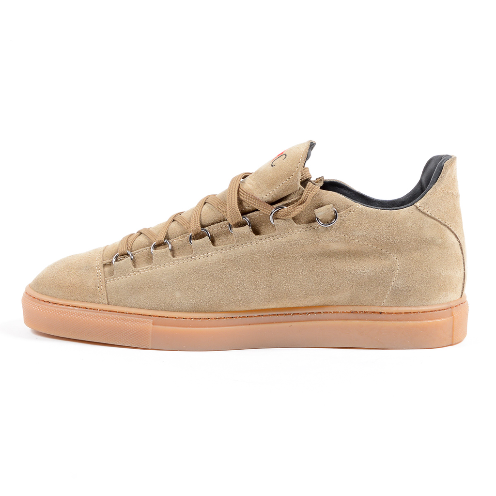 Andrew Charles Mens Sneaker Beige PRINCE