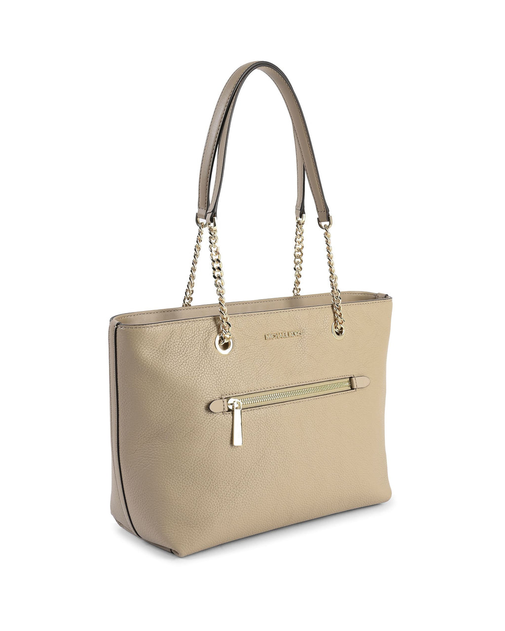 Michael Kors Bolso tote mediano con cadena y cremallera delantera 35F2GTTT2L CAMEL