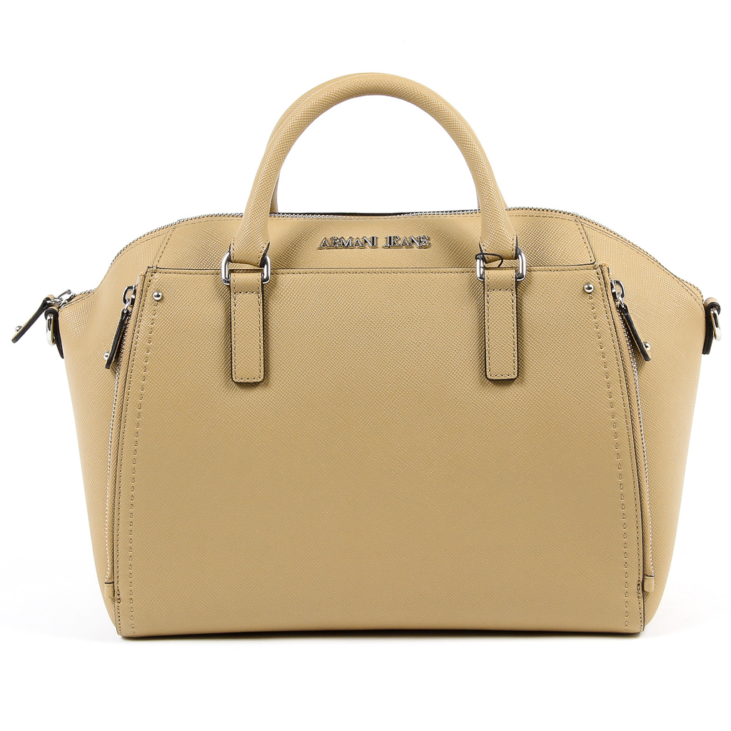 Bolso de mano Armani Jeans para mujer, color camello, 922168 7P756 11955
