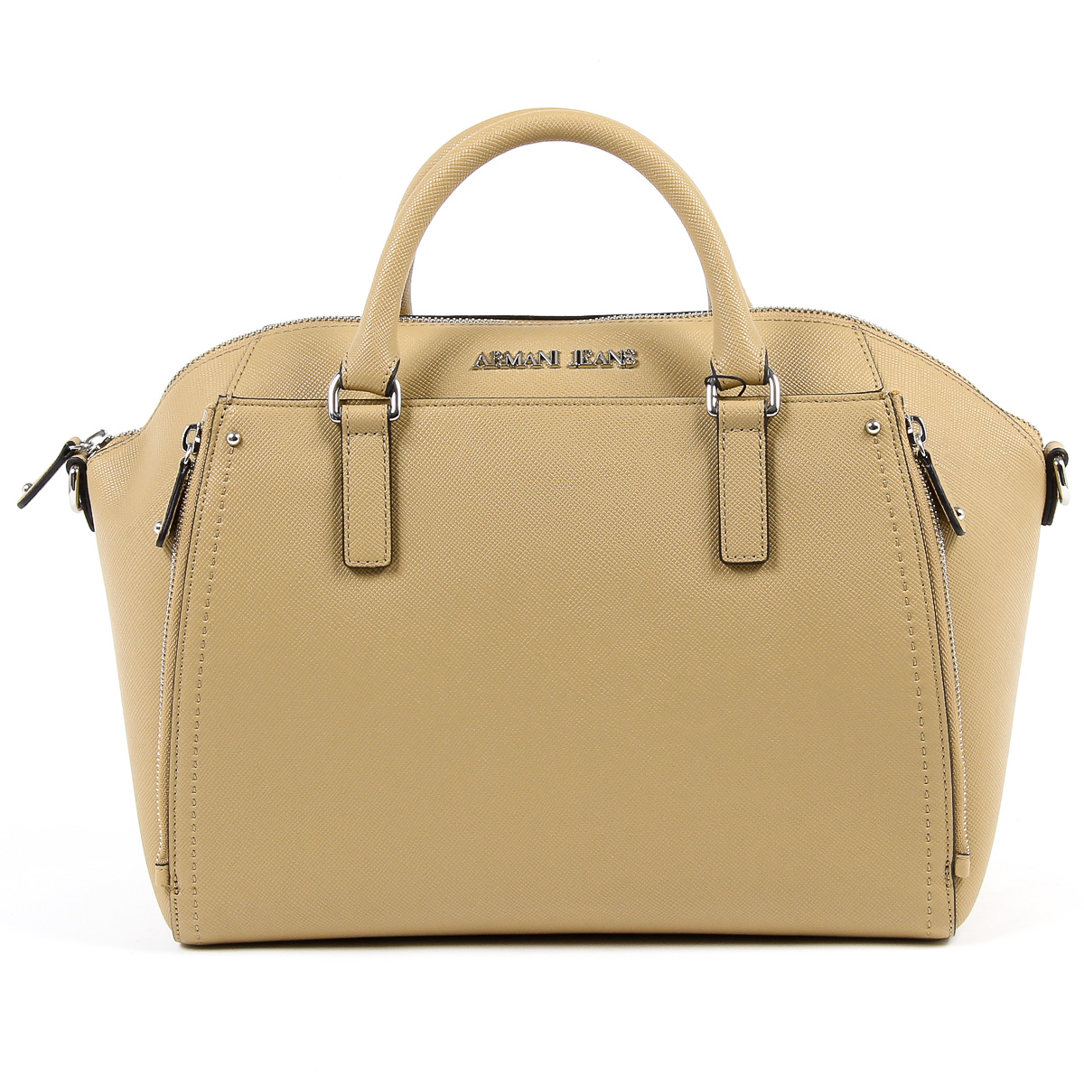 Bolso de mano Armani Jeans para mujer, color camello, 922168 7P756 11955