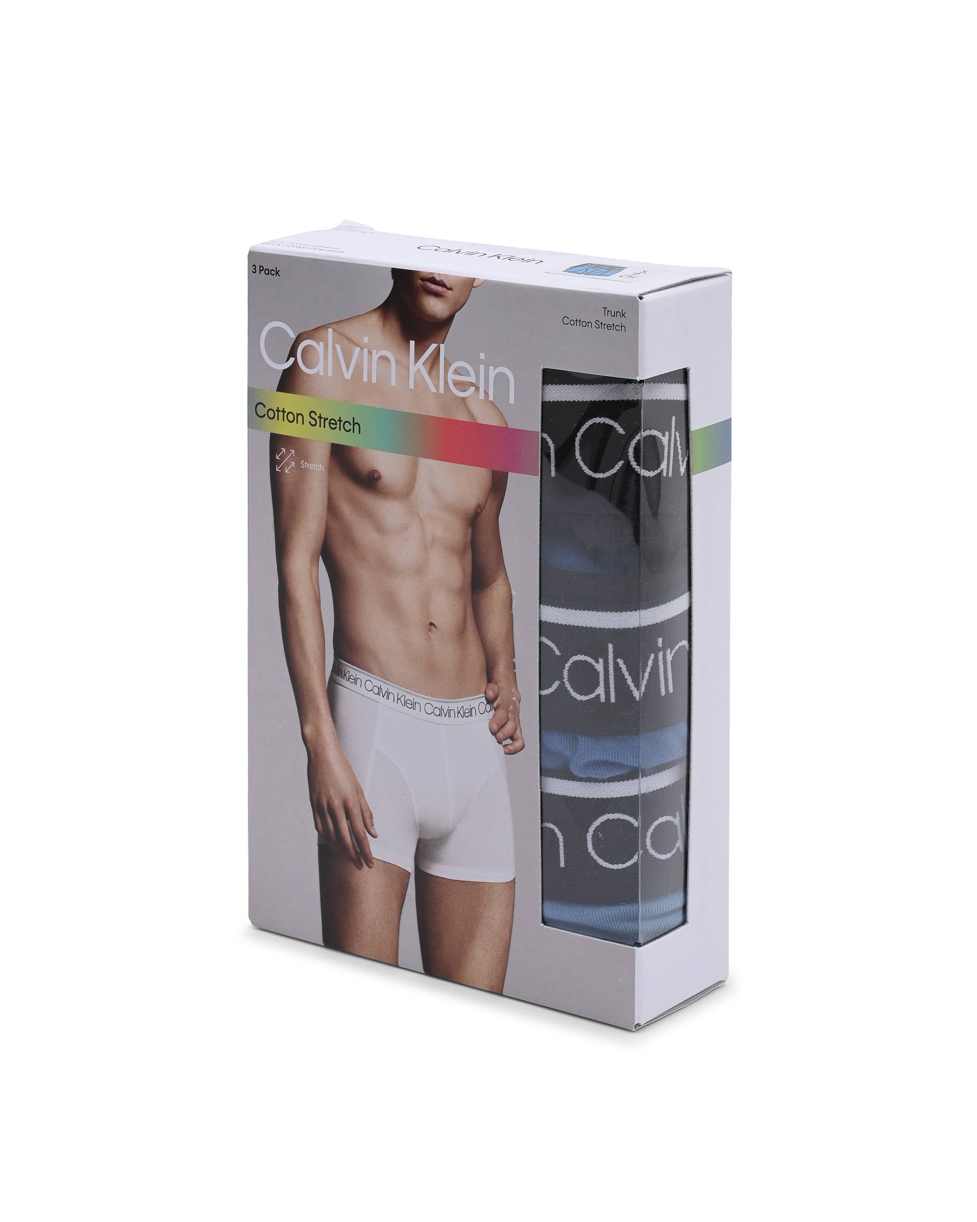 Calvin Klein Men 3 Pack Boxer Trunk 000NP2421ABU7