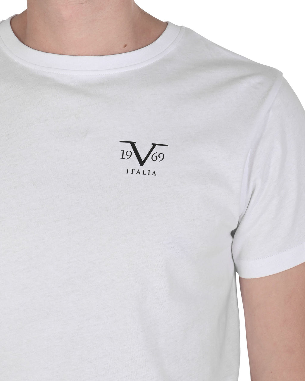 19V69 Italia Mens T-Shirt VSC1MTS01 WHITE