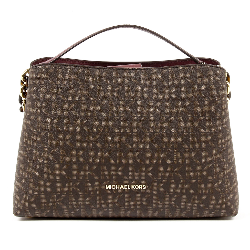 Michael Kors Womens Handbag PORTIA 35F7GPAS3B BRN PLUM