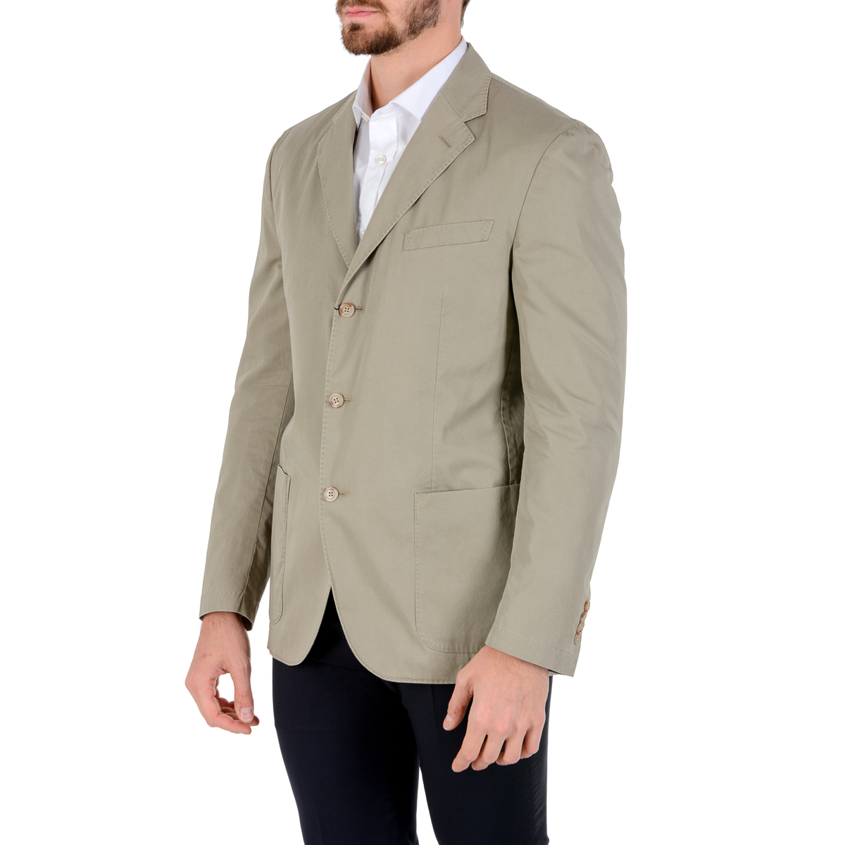 Chaqueta de hombre Polo by Ralph Lauren de manga larga en beige