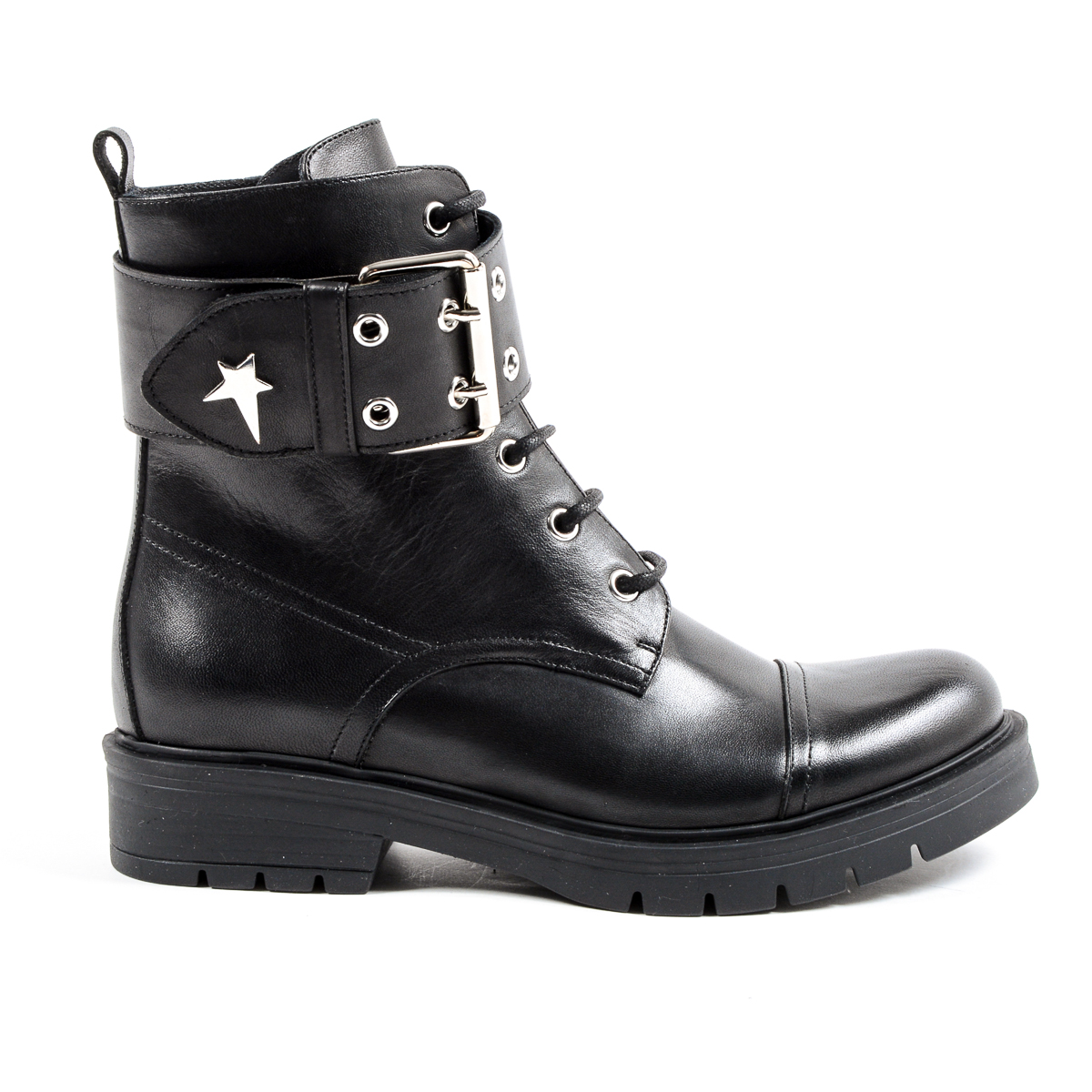 Andrew Charles Womens Short Boot Black MEG