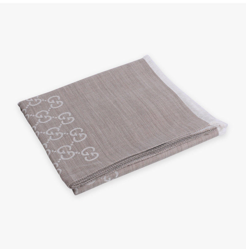 Bufanda Gucci para hombre 70x200 beige