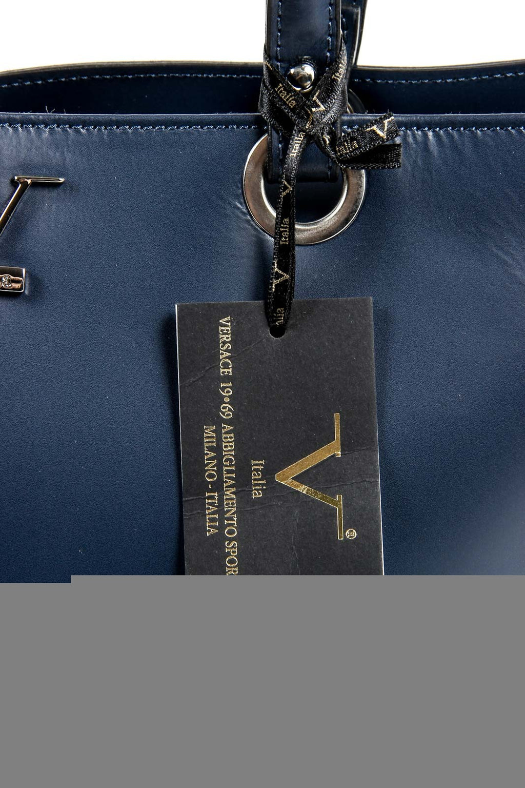 Bolso de mano para mujer V 1969 Italia V009-S RUGA BLU