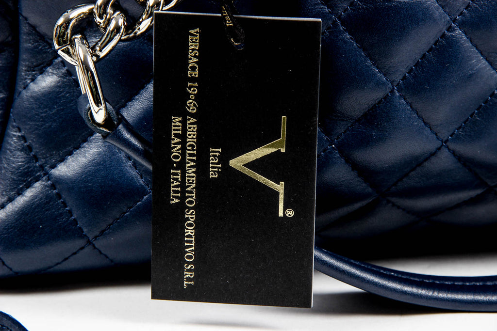 Bolso de mano para mujer V 1969 Italia V011 S BLUE JEANS