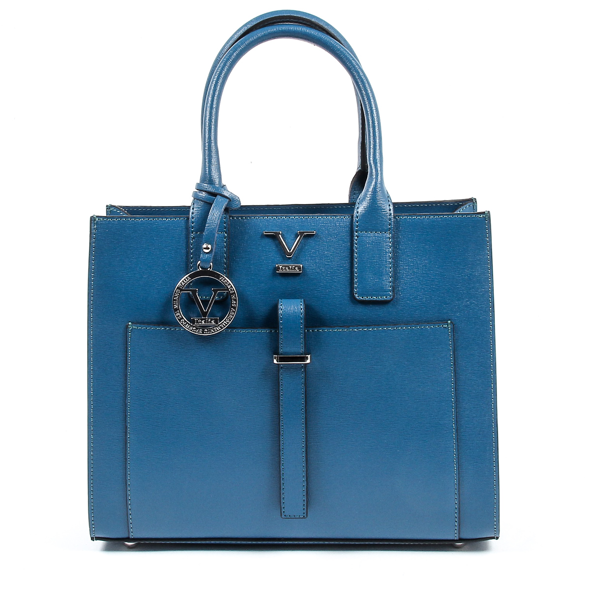 V 1969 Italia Bolso Mujer V006-S SAFFIANO PETROLIO