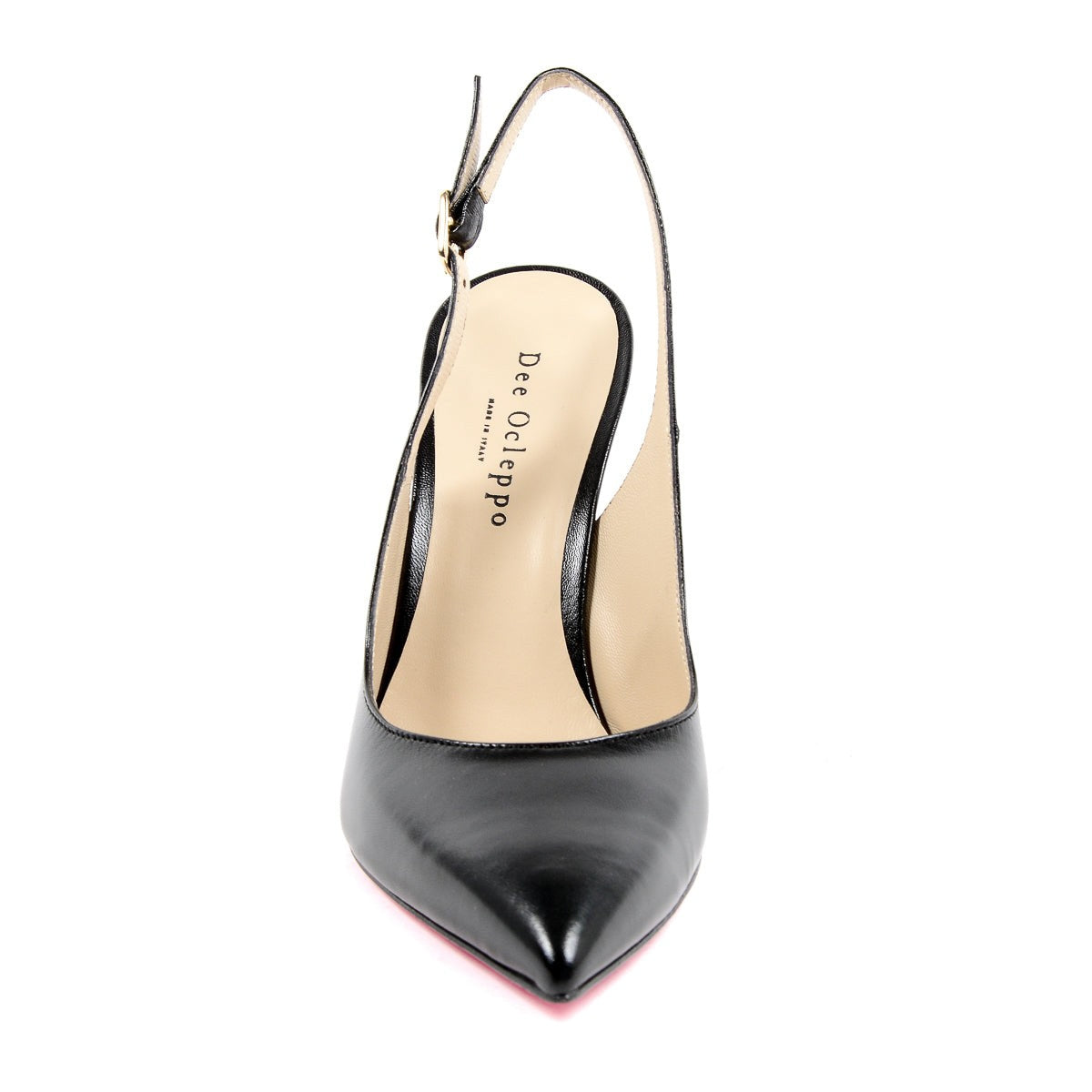 Zapatos de salón negros con tira trasera Slinky
