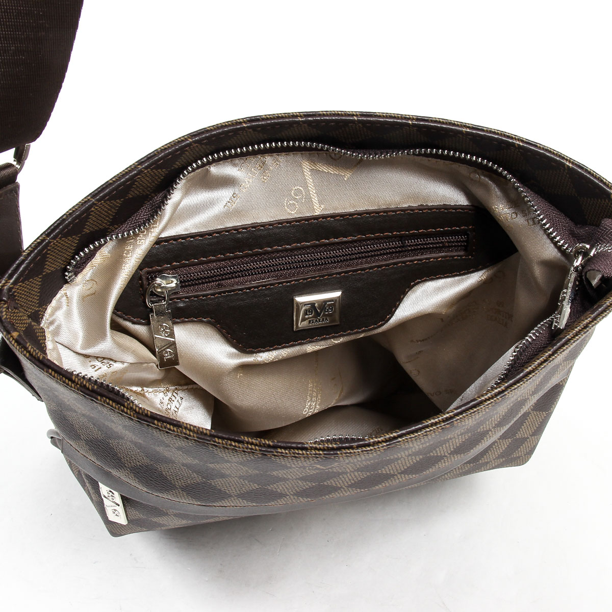 Bolso de hombro para hombre V 1969 Italia V1969017 CAFÉ CAFÉ