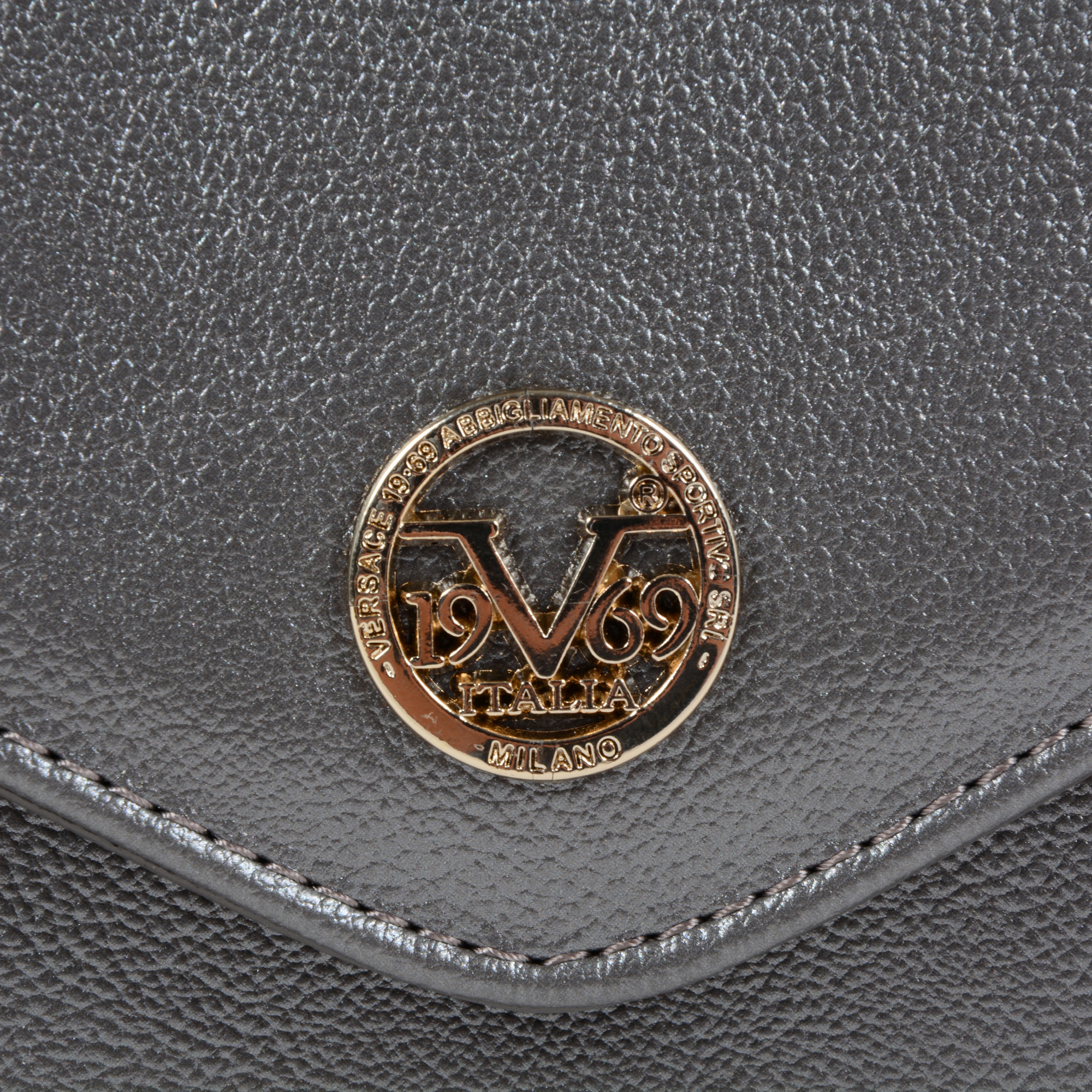 V 1969 Italia Womens Handbag Silver KYOTO