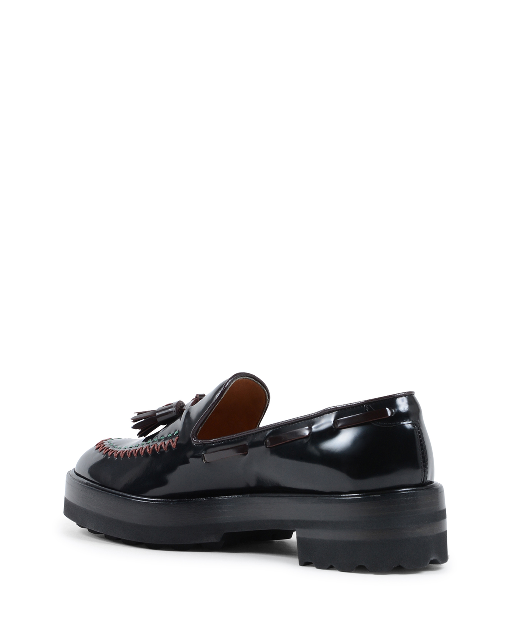 Mocasines de tacón para mujer Fratelli Rossetti Negro 66398 WINDSOR NERO