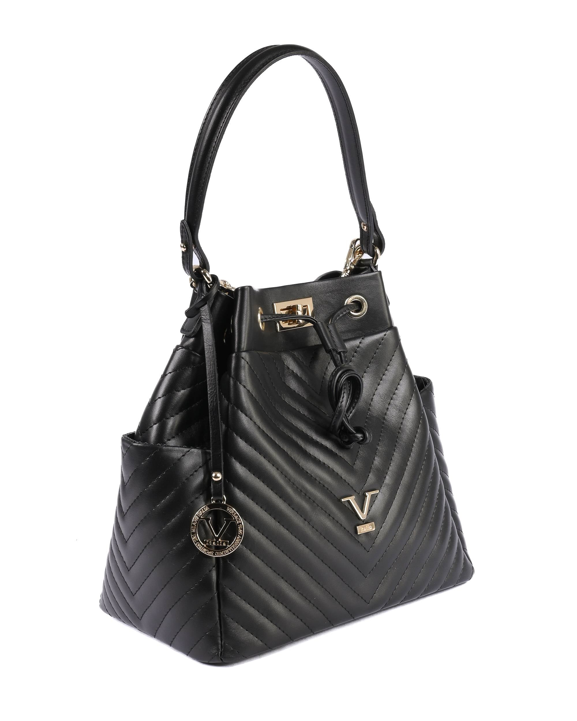 Bolso de mano para mujer V Italia BH10272 52 N SAUVAGE NERO