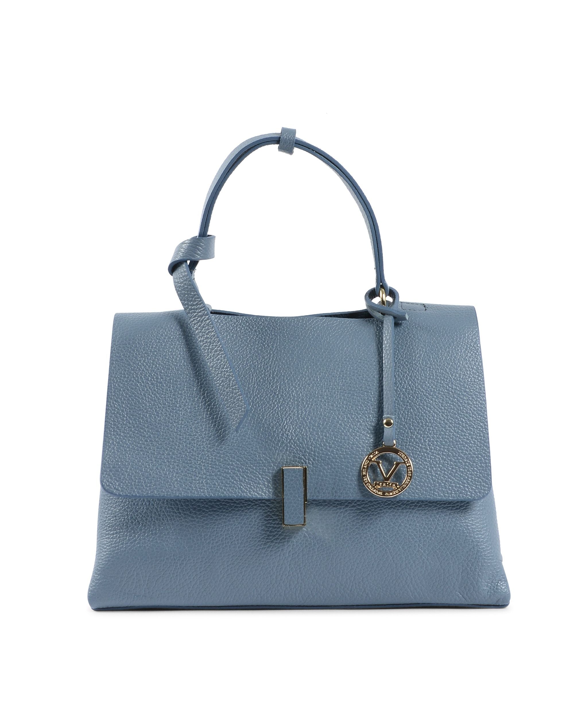 V Italia Womens Handbag Light Blue 10520 DOLLARO CELESTE