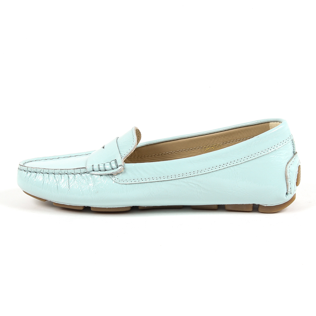 V 1969 Italia Womens Loafer Light Blue AMALFI