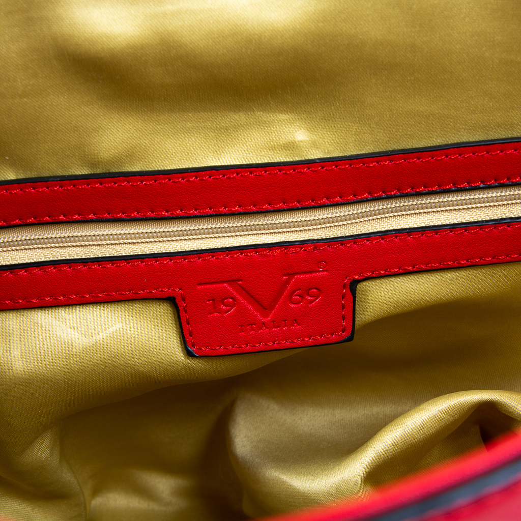 Bolso de mano para mujer V 1969 Italia rojo BEATRICE