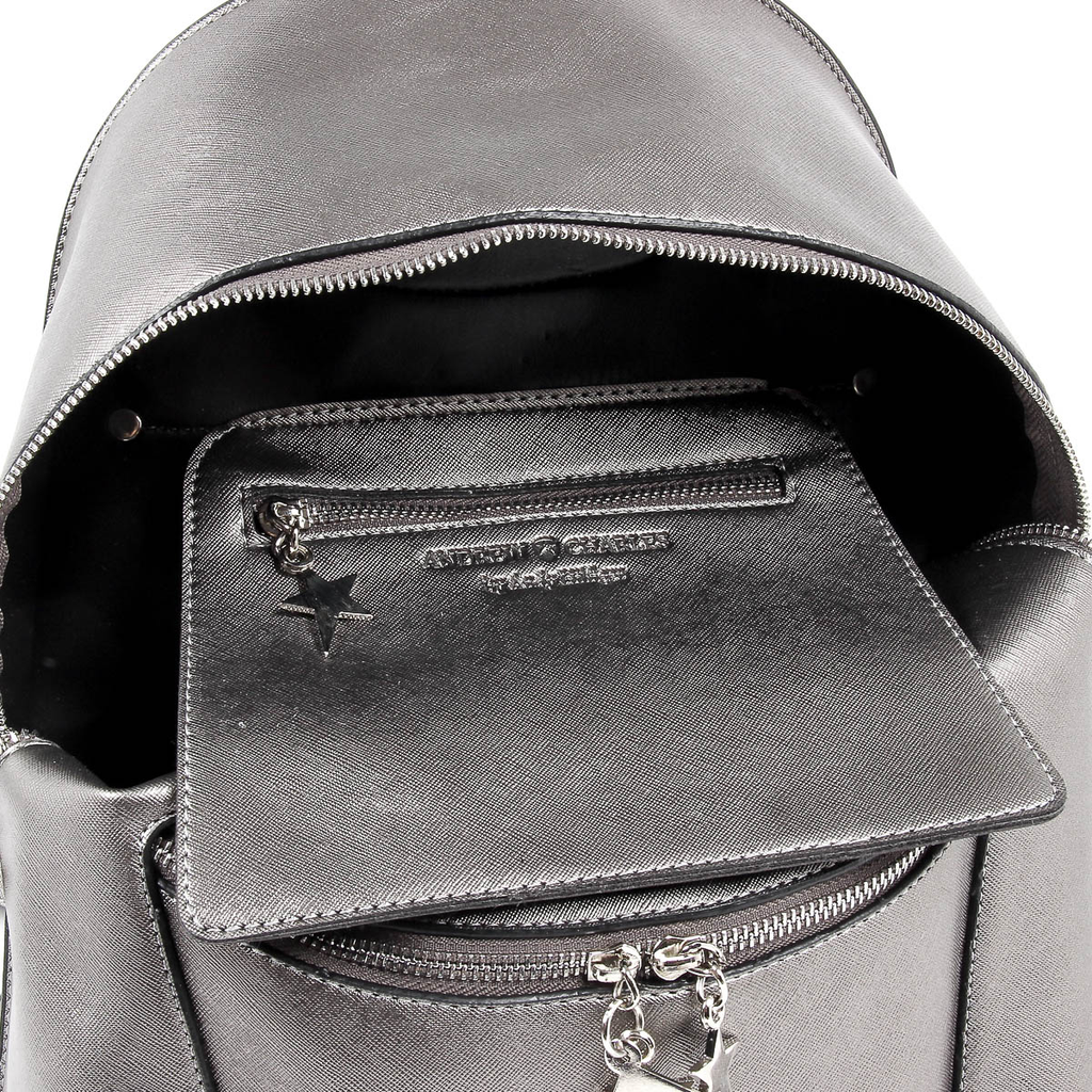 Andrew Charles Womens Backpack Silver NAOMI