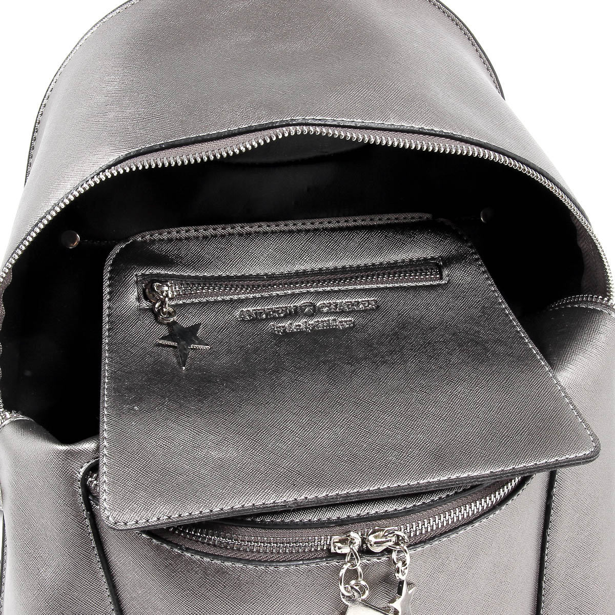 Andrew Charles Womens Backpack Silver NAOMI