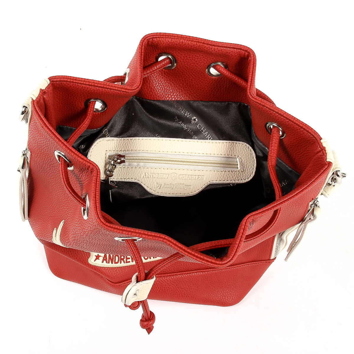 Bolso de mano para mujer Andrew Charles rojo LUCINDA