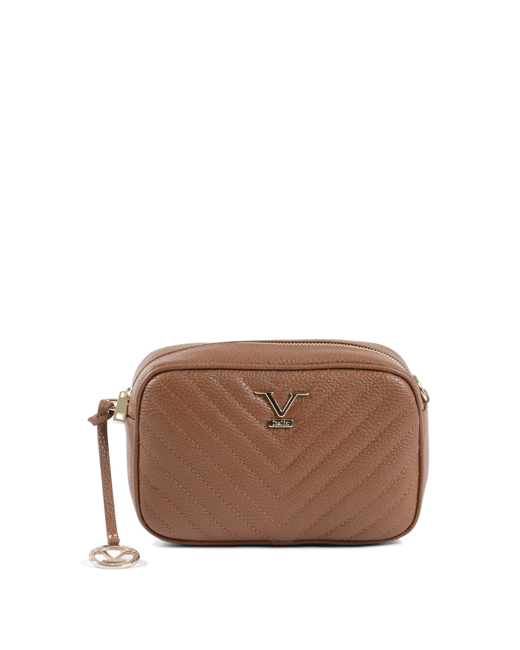 Bolso de mano de mujer V Italia Bronceado V101 52 DOLLARO CUOIO
