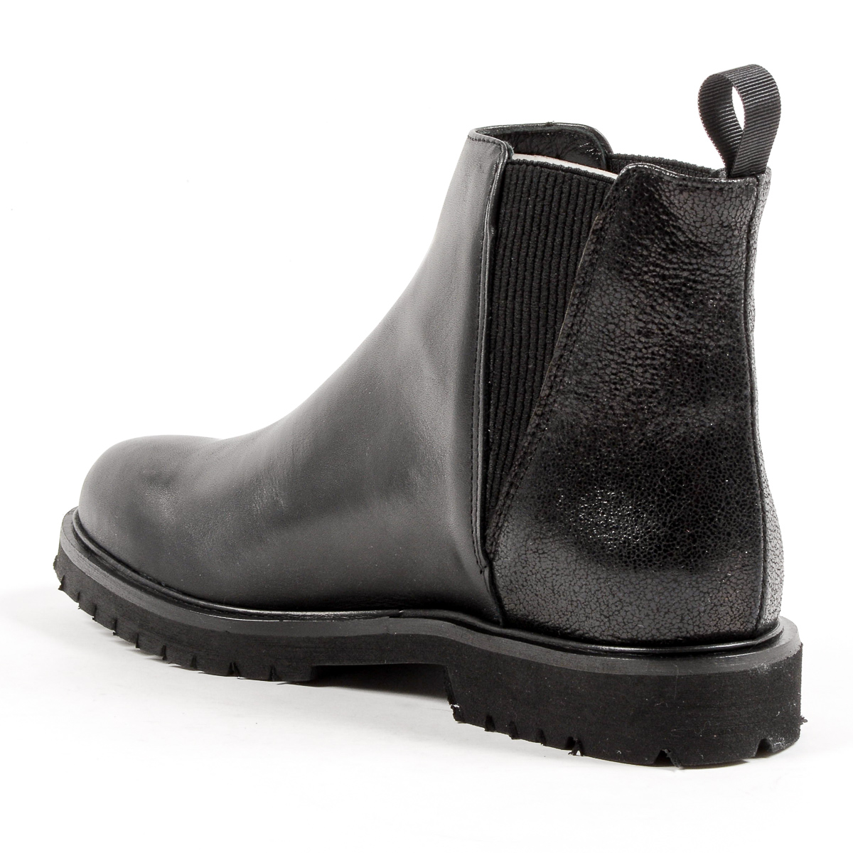 Andrew Charles Womens Ankle Boot Black CHRISTINA