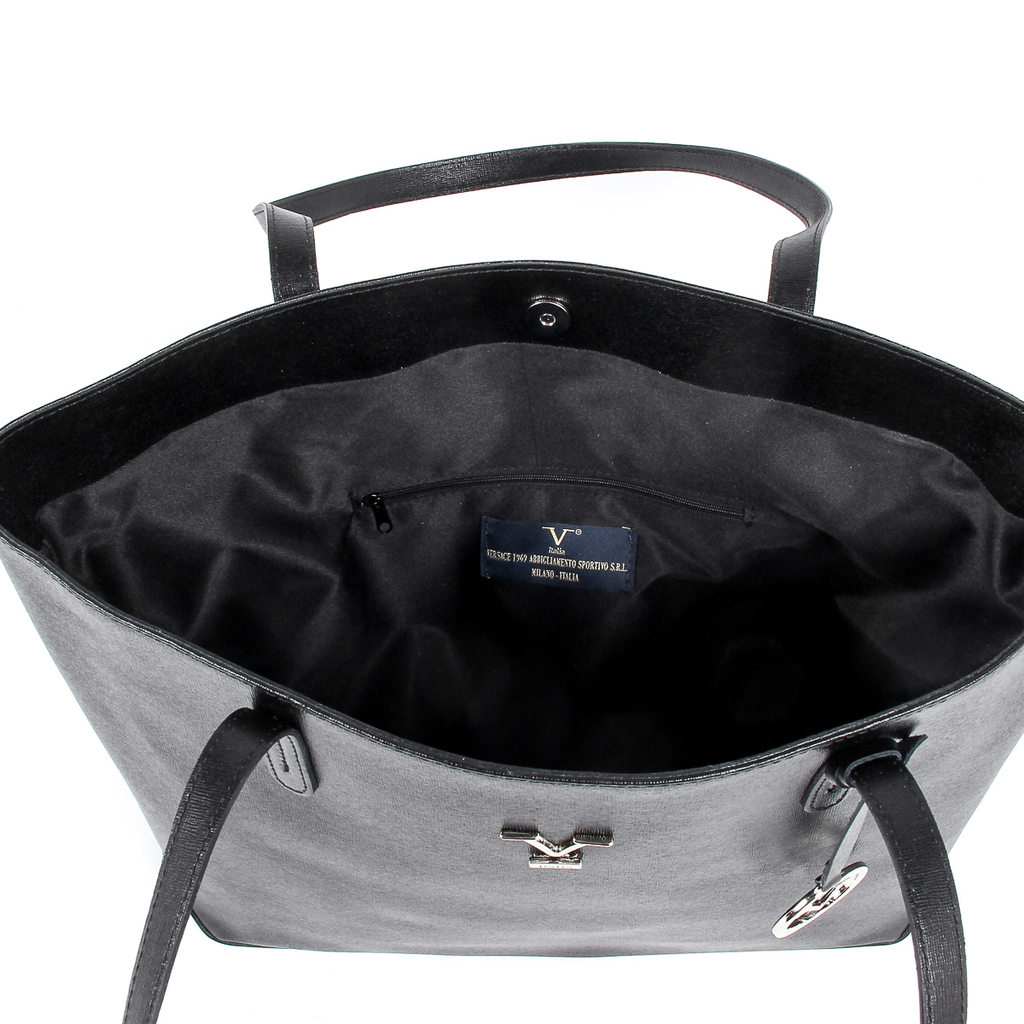 V 1969 Italia Womens Handbag Black VIENNA