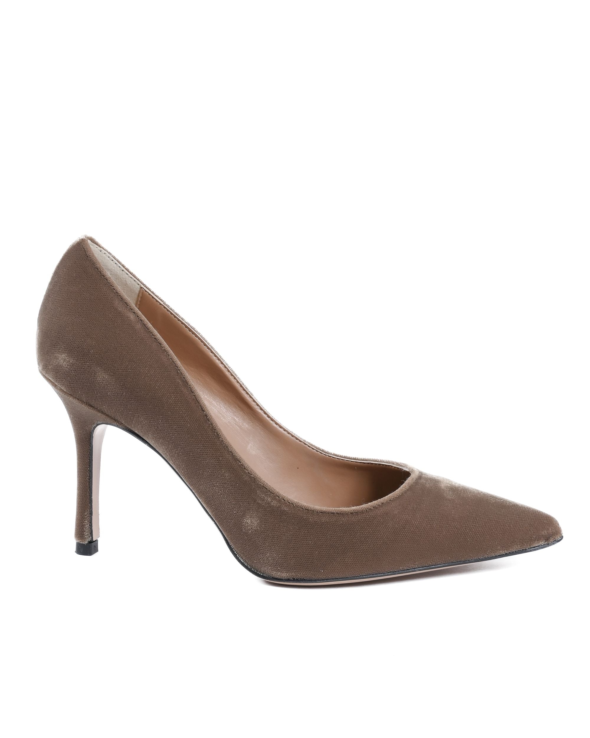 19V69 Italia Zapatos de salón para mujer Taupe DEC85 VELLUTO OCRA