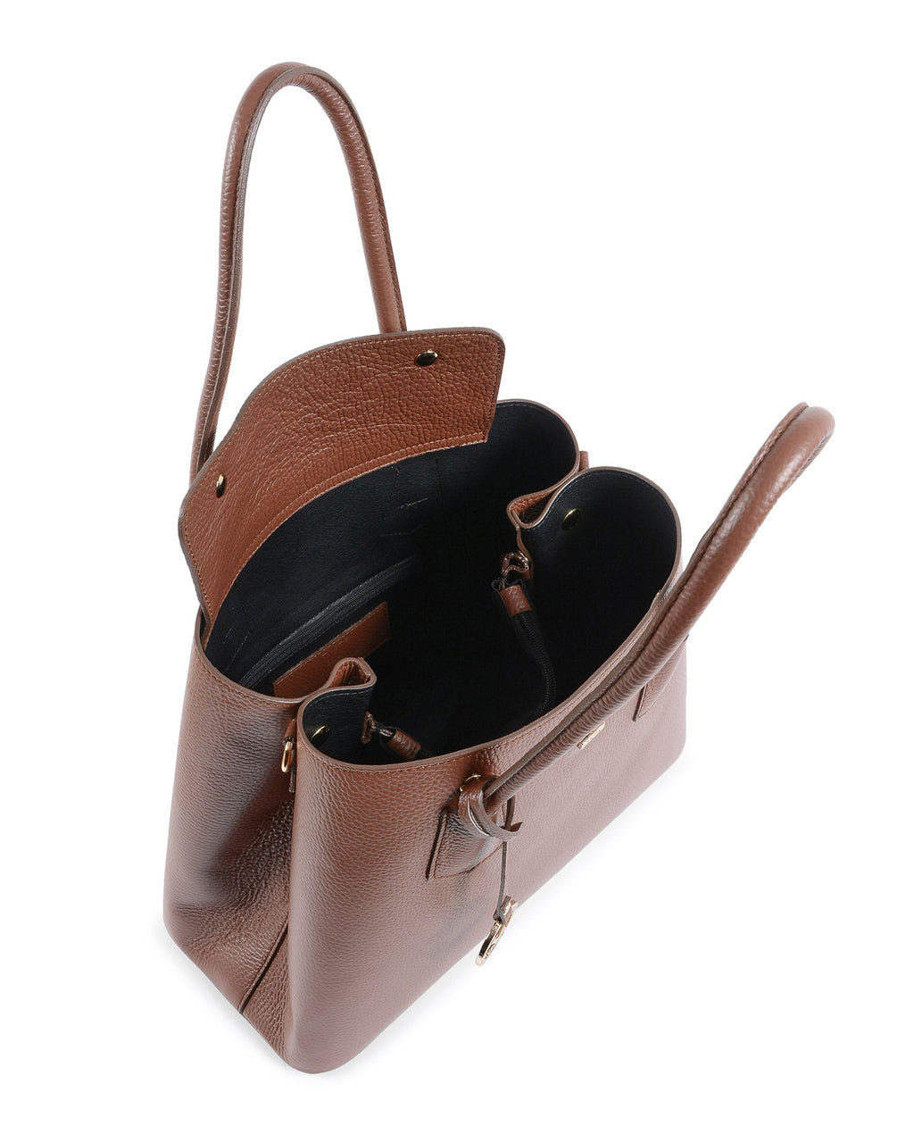 V Italia Womens Handbag Dark Brown 10510 V2 DOLLARO BRUCIATO