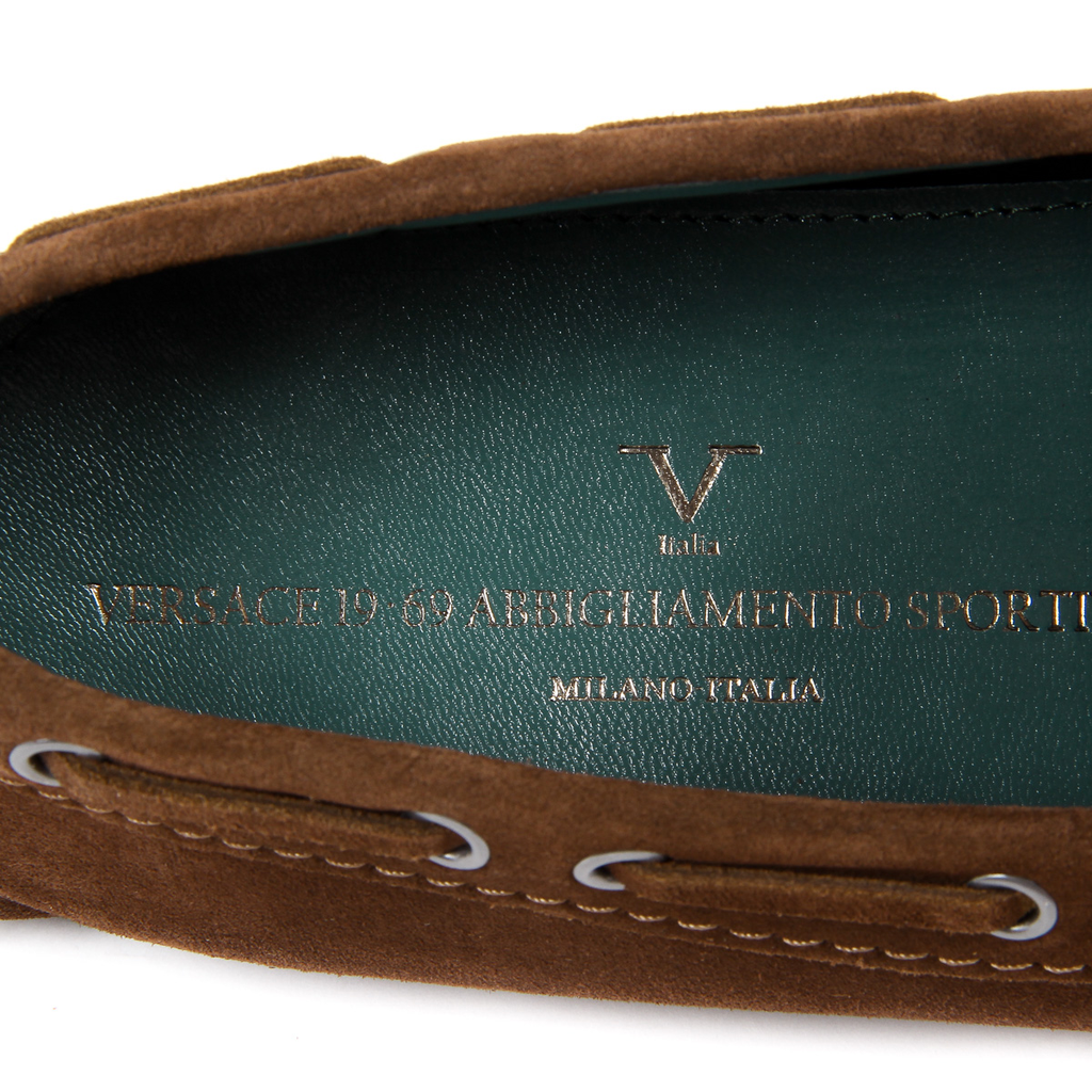 Mocasines V 1969 Italia para hombre, color marrón, Jeremy