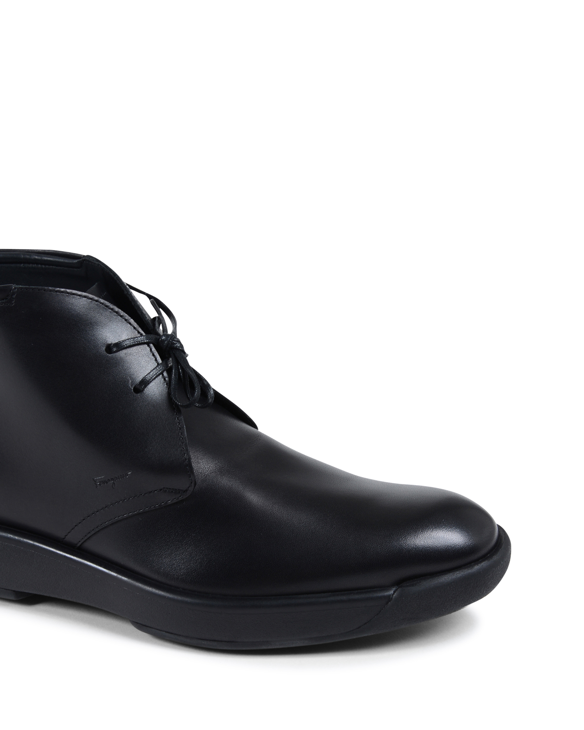 Salvatore Ferragamo - Botines negros para hombre DORRIS