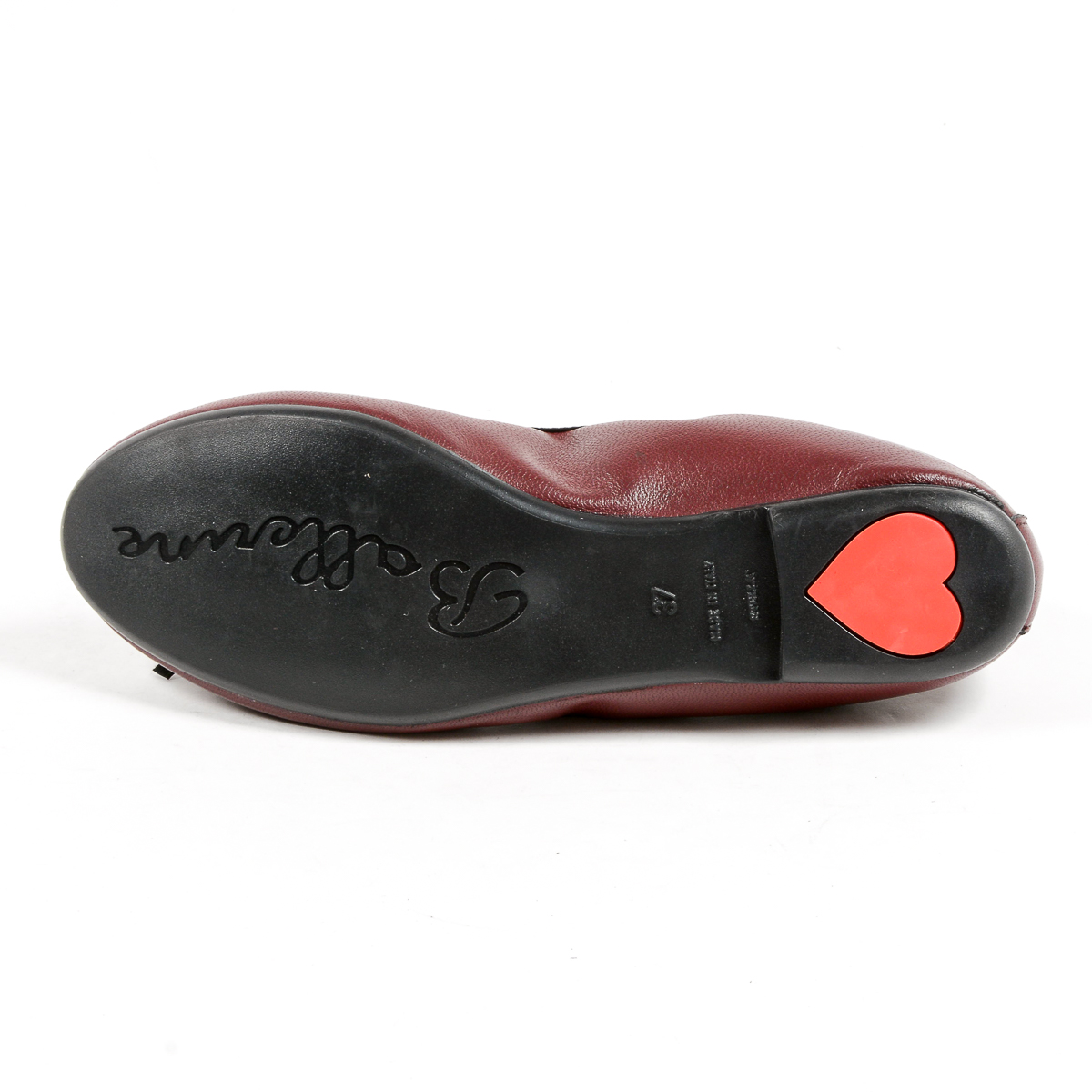 Andrew Charles Womens Soft Ballerina Bordeaux GWEN