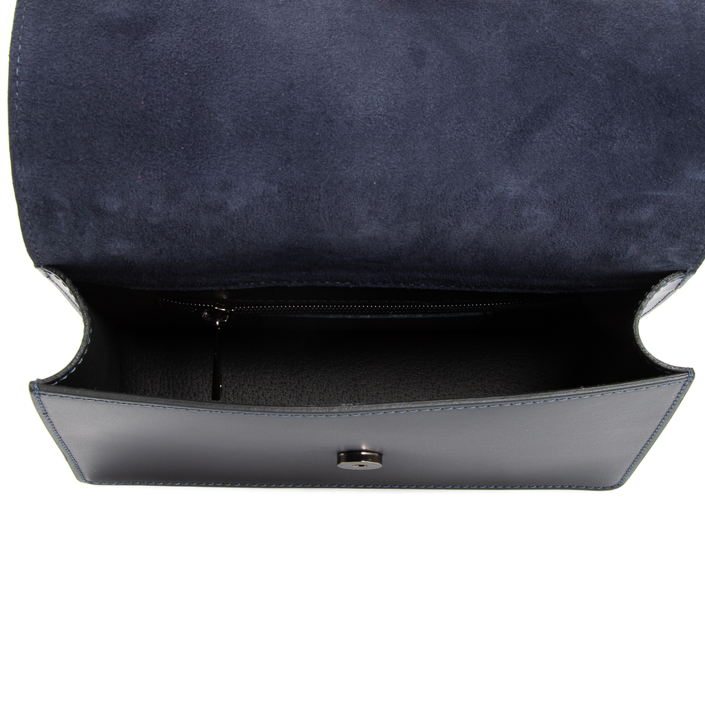 V 1969 Italia Bolso de mano para mujer azul DIADEMA