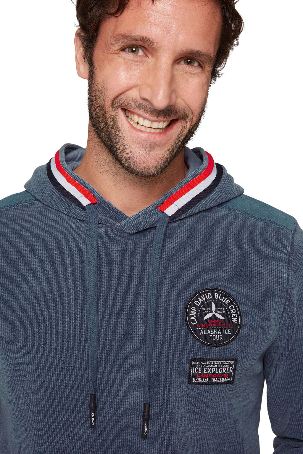 Suéter con capucha para hombre de Camp David