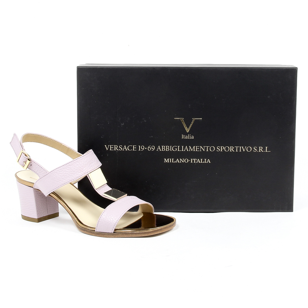V 1969 Italia Sandalia de mujer Lila PERLA