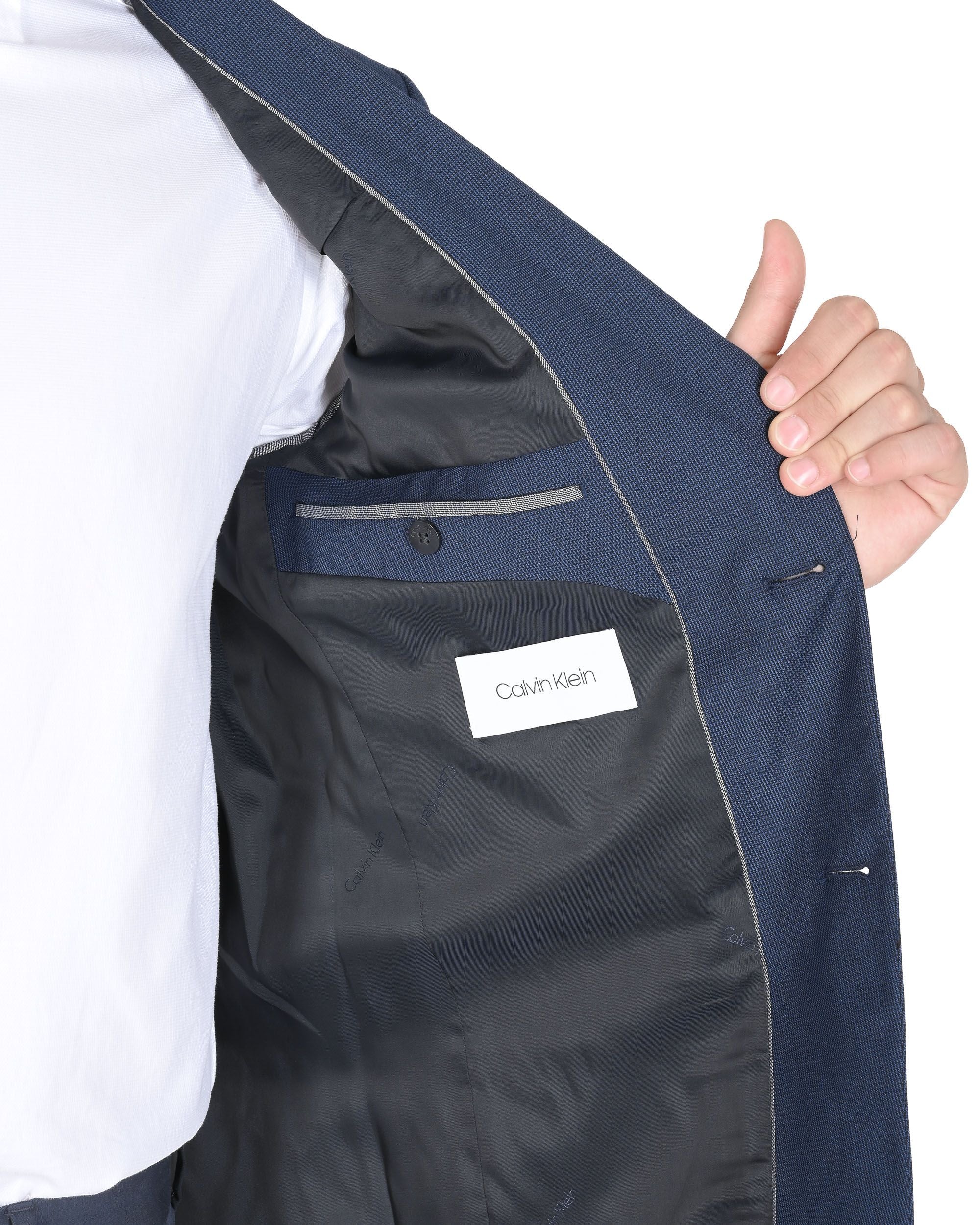 Calvin Klein Mens Blazer Blue K10K103865634