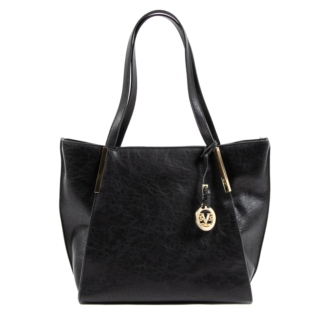 Bolso de mano para mujer V 1969 Italia negro REBECCA