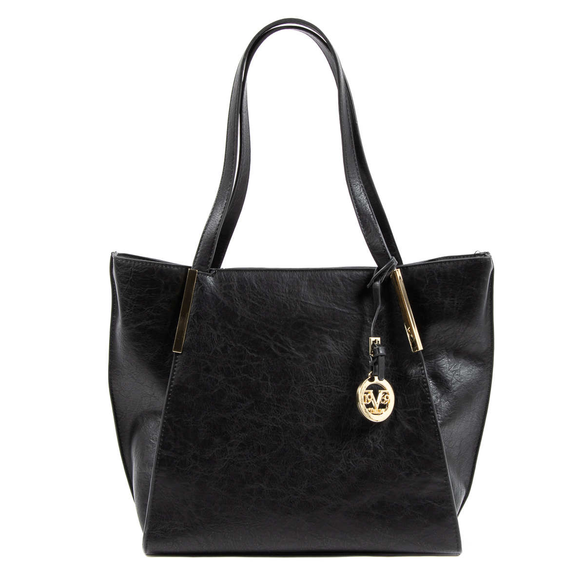 Bolso de mano para mujer V 1969 Italia negro REBECCA