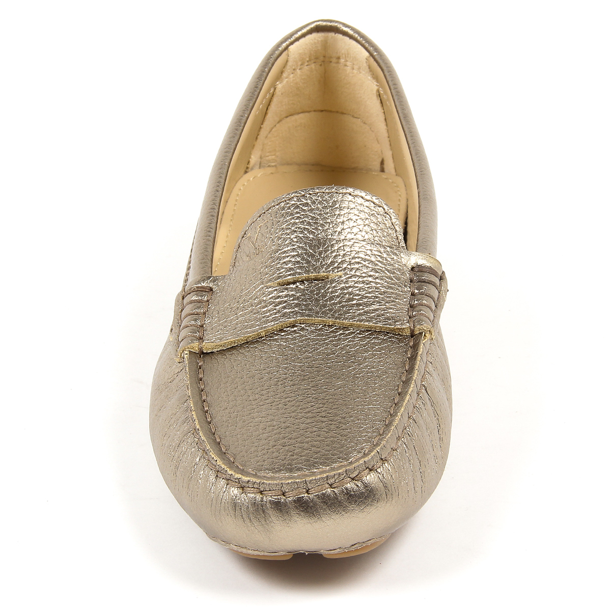 Mocasín V 1969 Italia para mujer dorado AMALFI