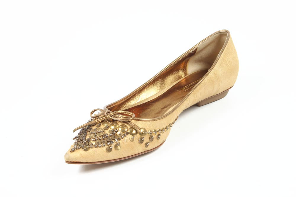 Bailarina de mujer Sebastian Milano 2255 GOLD