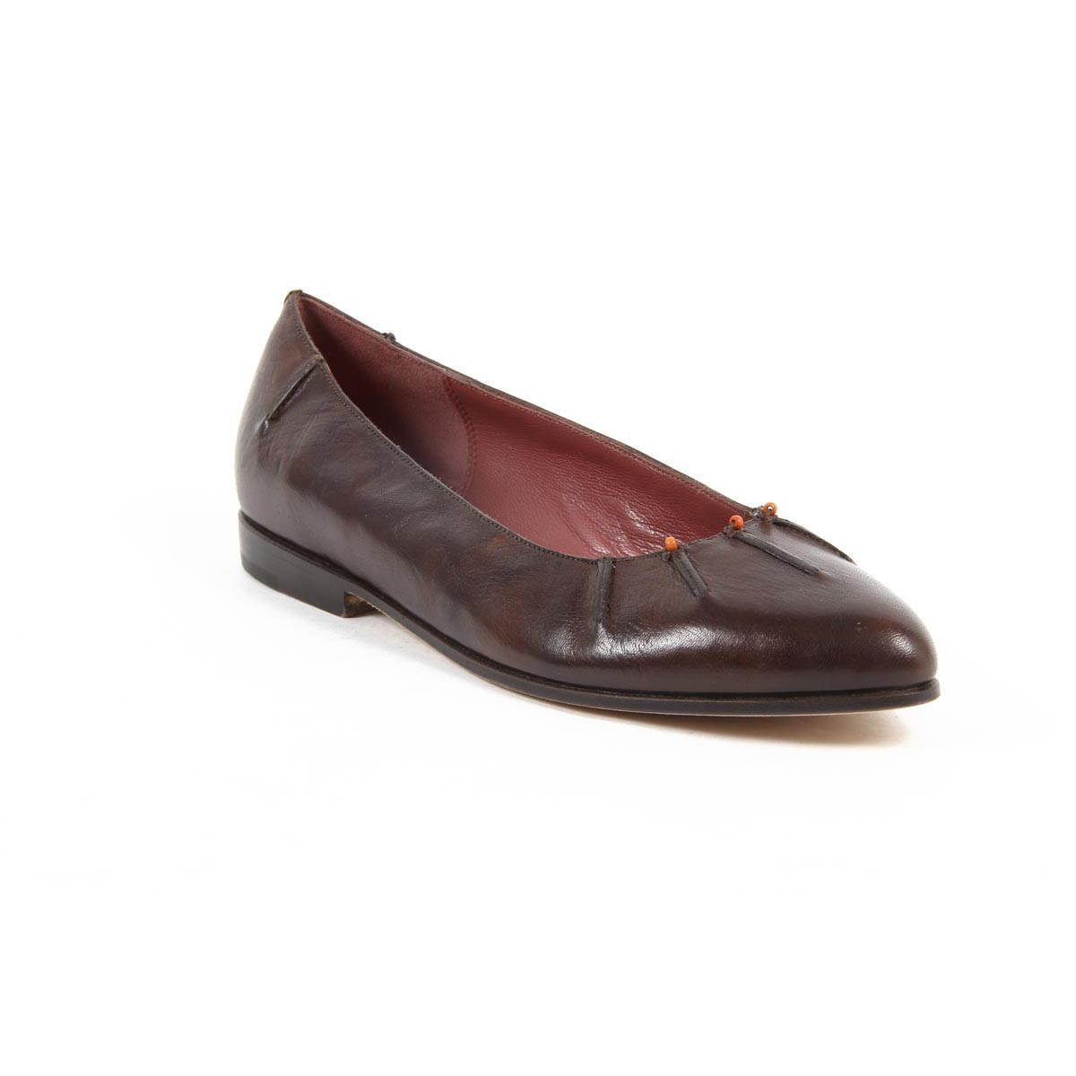 Bailarina Mujer Henry Cuir 1715A CRETA 809 MORO