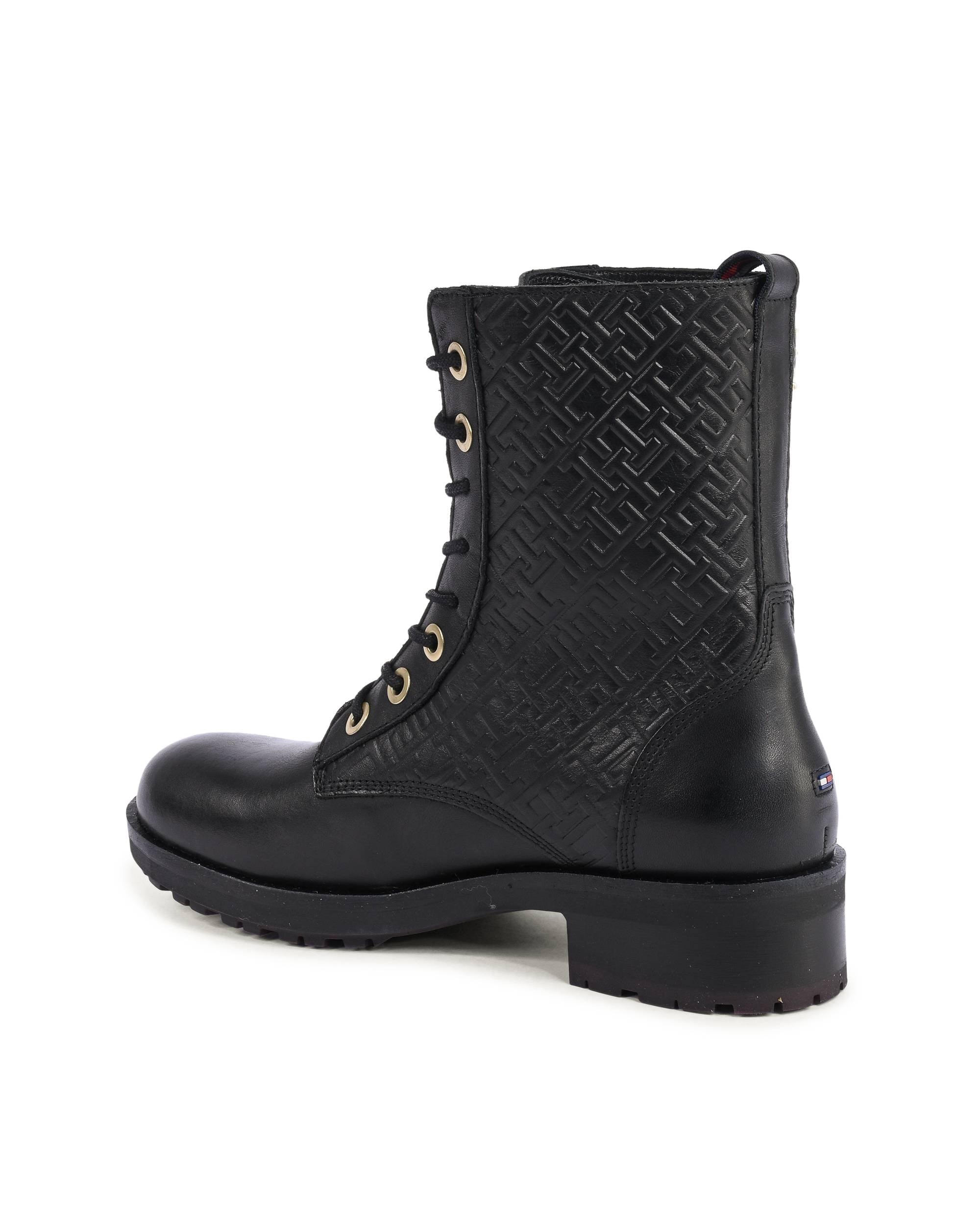 Botas Tommy Hilfiger para mujer NEGRAS FW0FW06817BDS