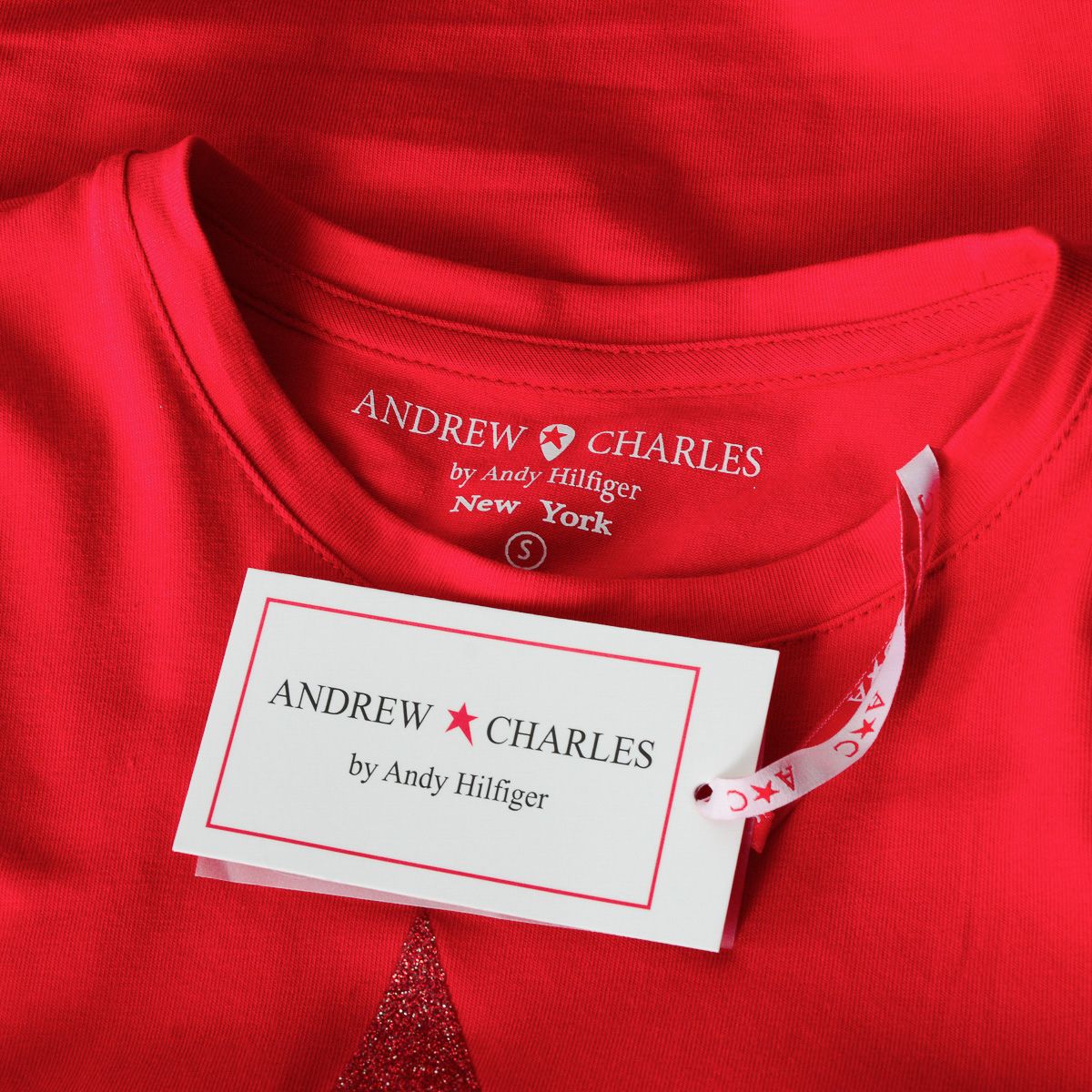 Camiseta para mujer Andrew Charles By Andy Hilfiger TS501 03 1002 TARANA RED S8