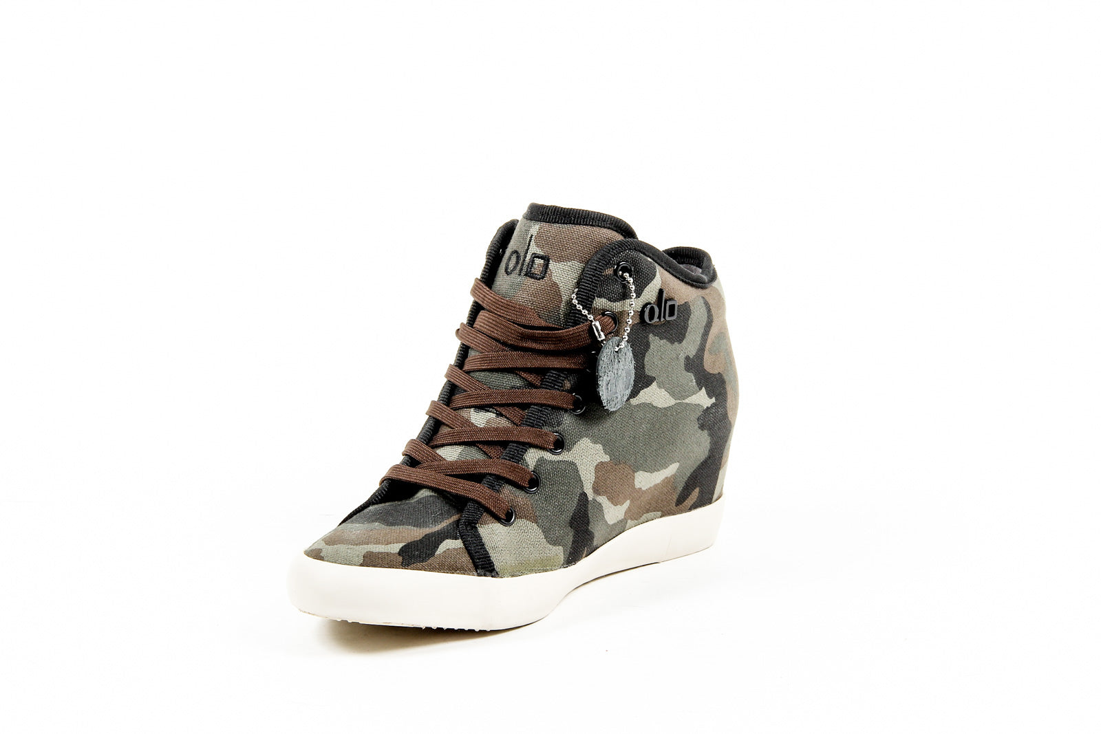 Zapatillas altas Olo para mujer 71N10 71 GRETA CANVAS PATCH ROCK