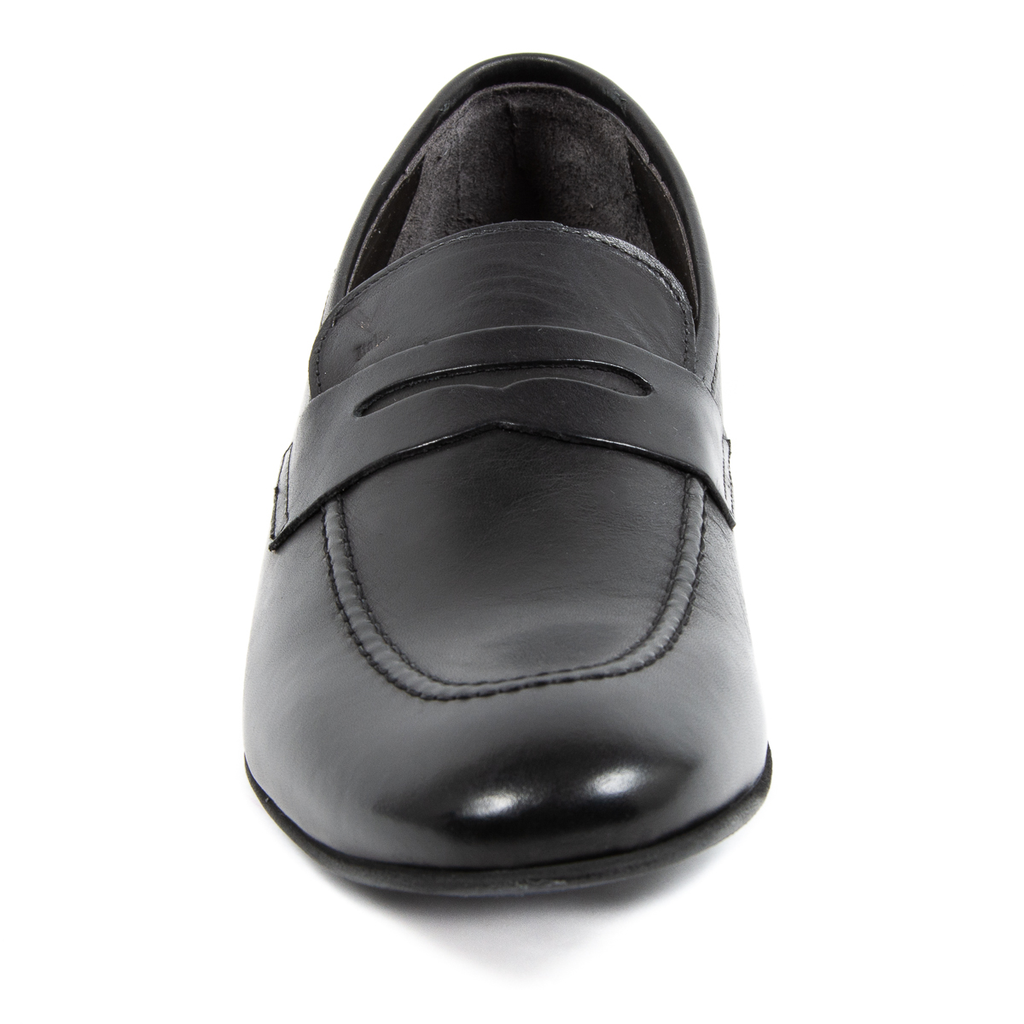 Mocasines V 1969 Italia para hombre, color negro, ADAM