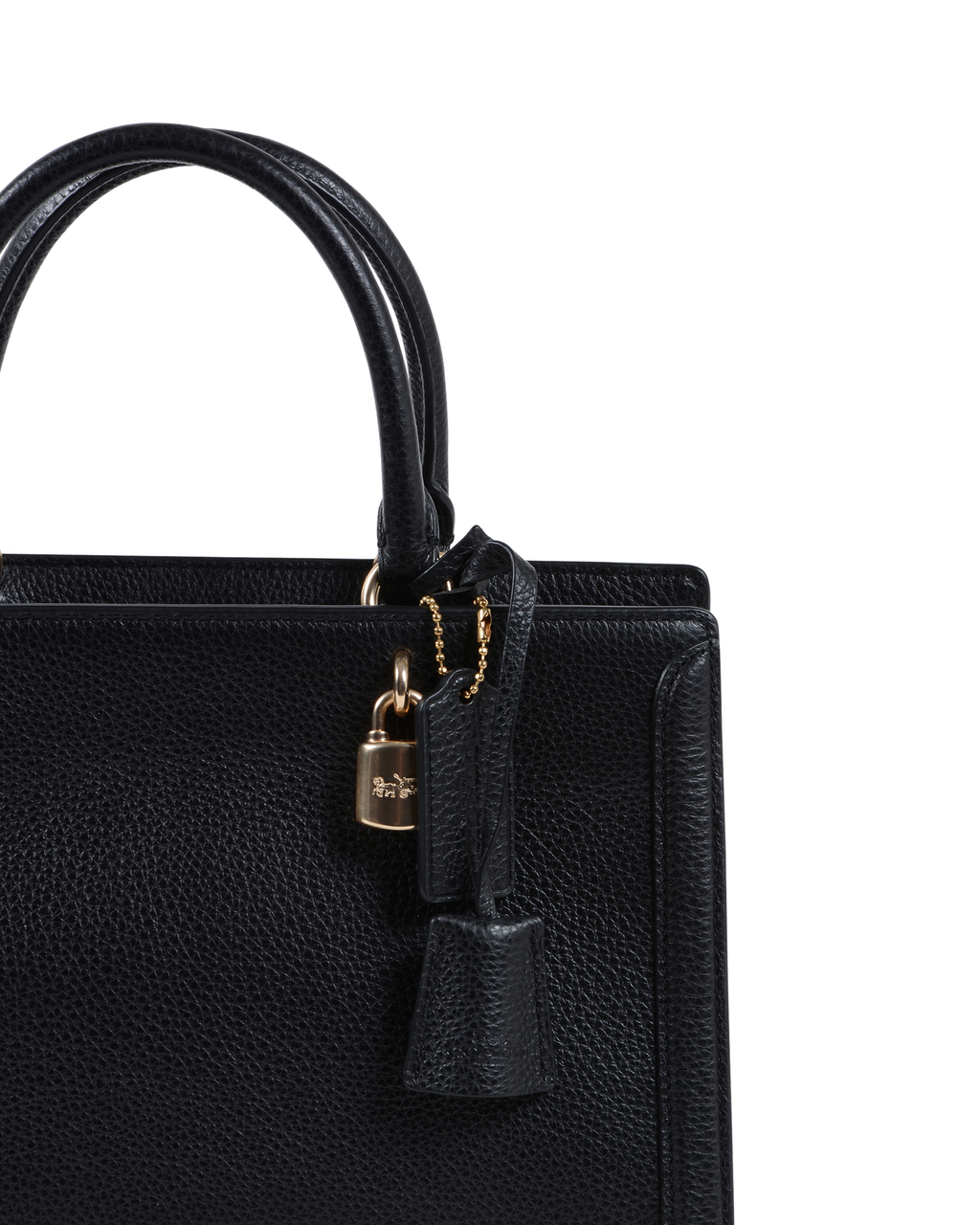 Bolso de mano Coach para mujer, color negro, F88037 NEGRO